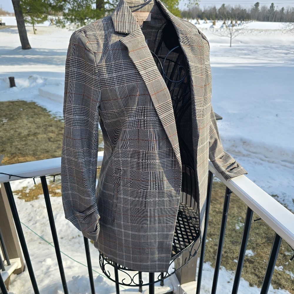 Philosophy Plaid Blazer, size XS, New with tags